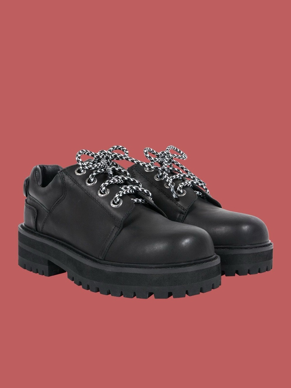 UNIF Black Zoe Chunky Oxford - Women's Shoes
